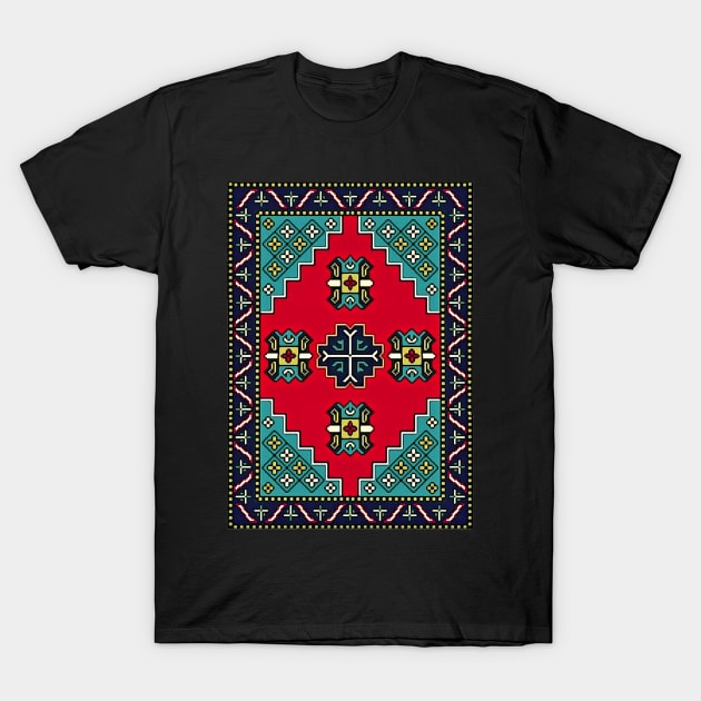 Armenian Folk Art 11 T-Shirt by doniainart